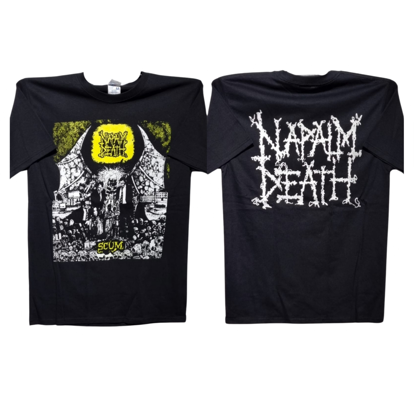 Napalm Death - Scum Playera Manga Corta