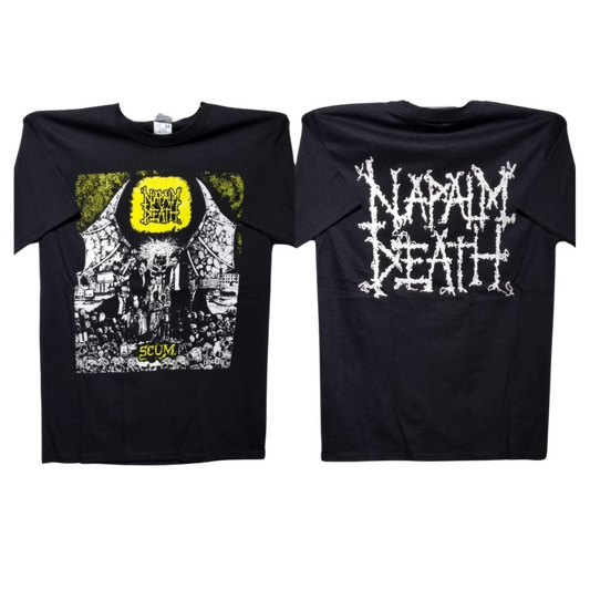 Napalm Death - Scum Playera Manga Corta