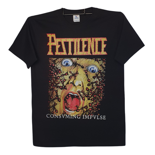 Pestilence - Consvming Impvlse Playera Manga Corta Negra