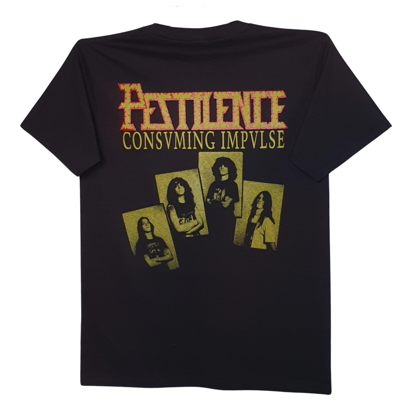 Pestilence - Consvming Impvlse Playera Manga Corta Negra