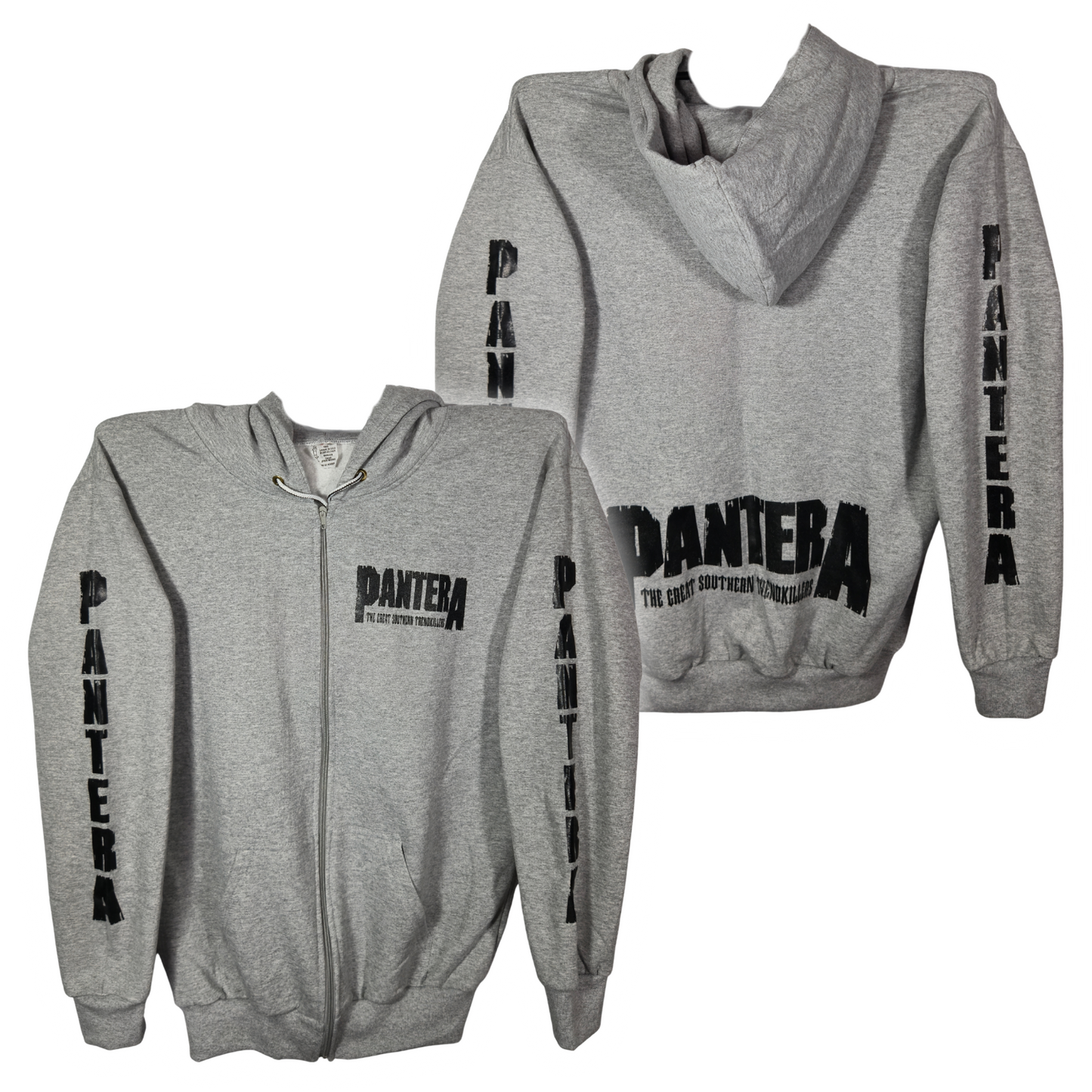 Pantera Sudadera Cierre Gris