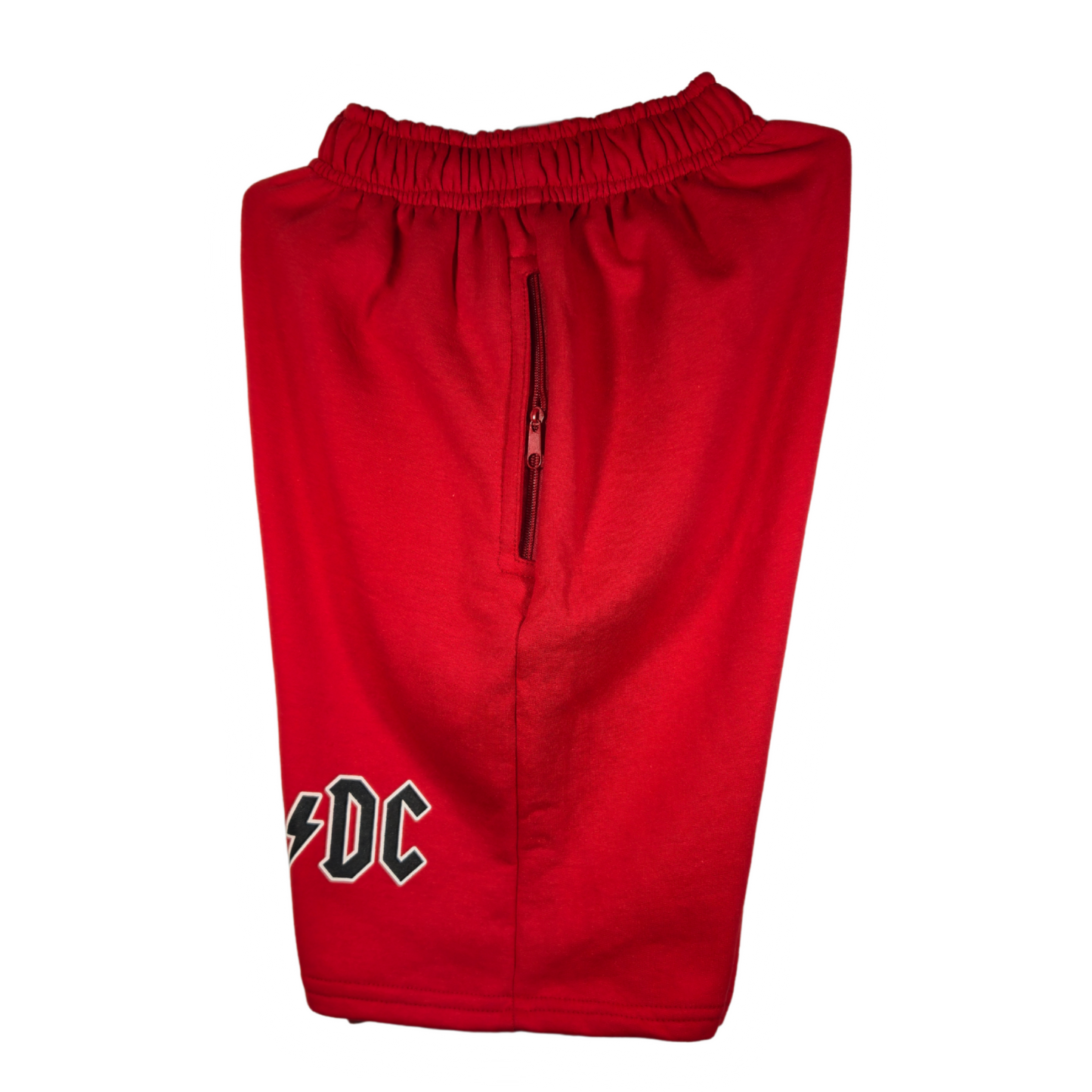 AC-DC Bermuda/Short Rojo