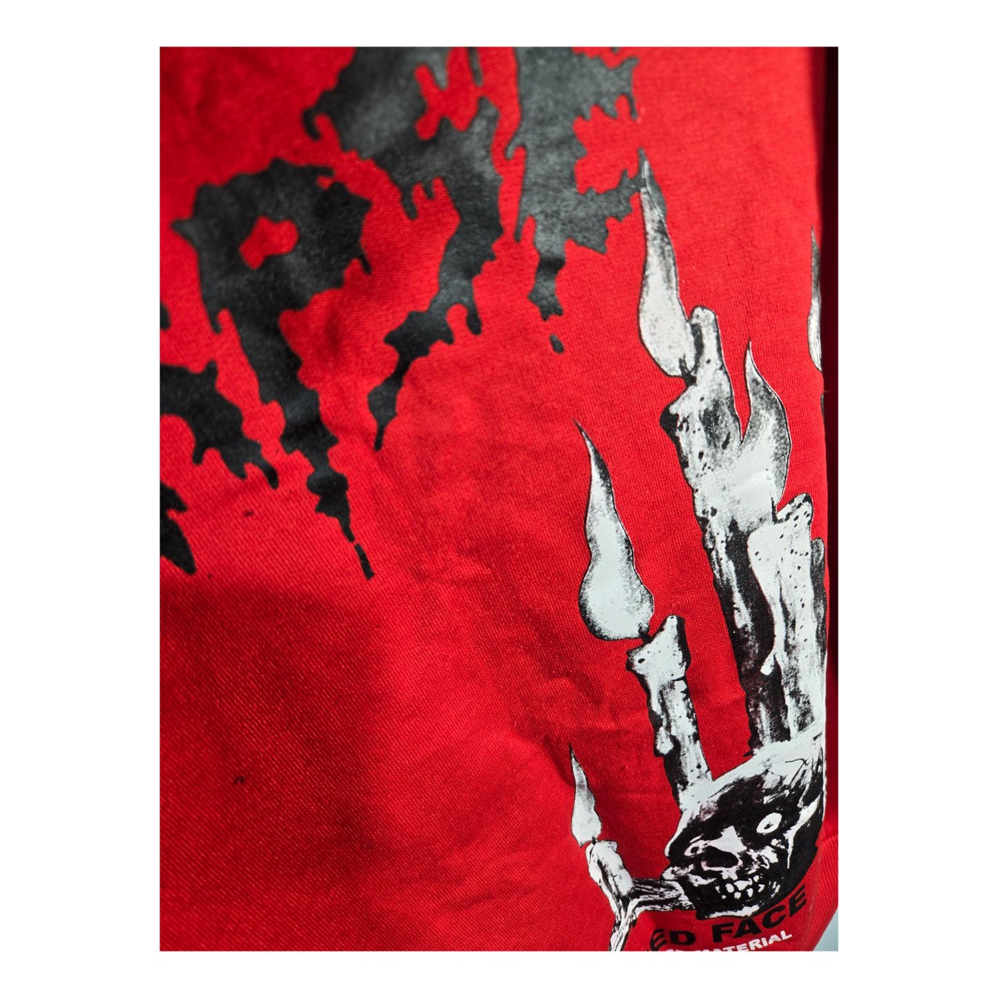 Cannibal Corpse - Hammered Smashed Face Roja Sudadera Cierre