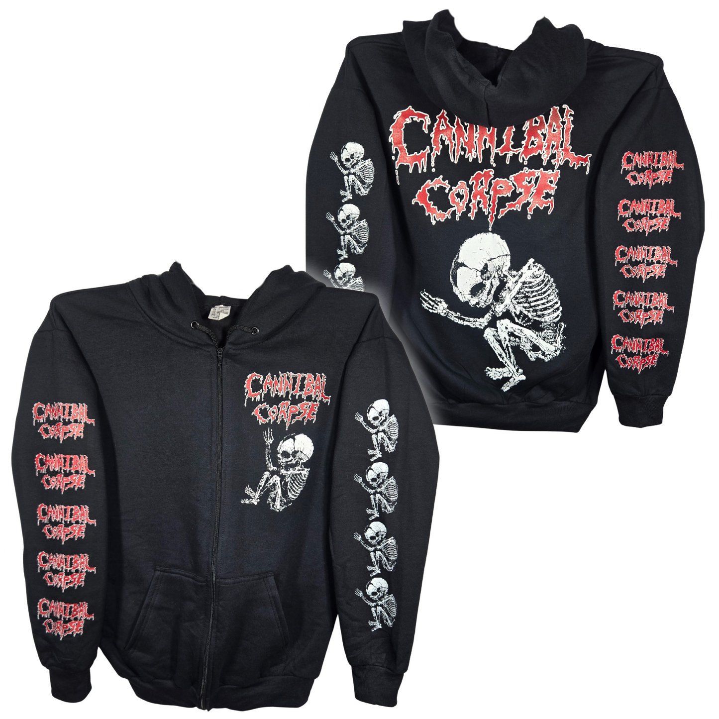 Cannibal Corpse - Skeleton Fetus Sudadera Cierre