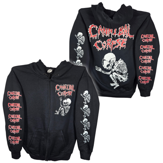 Cannibal Corpse - Skeleton Fetus Sudadera Cierre