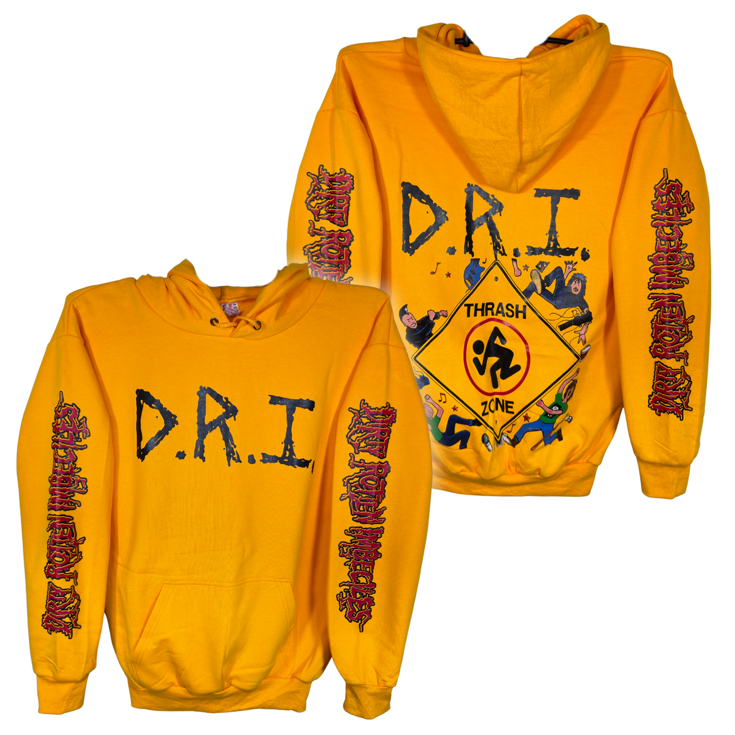 D.R.I. - Thrash Zone Sudadera Cerrada