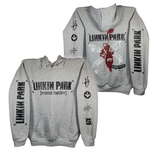 Linkin Park - Hybrid Theory Sudadera Cerrada Gris Jaspe