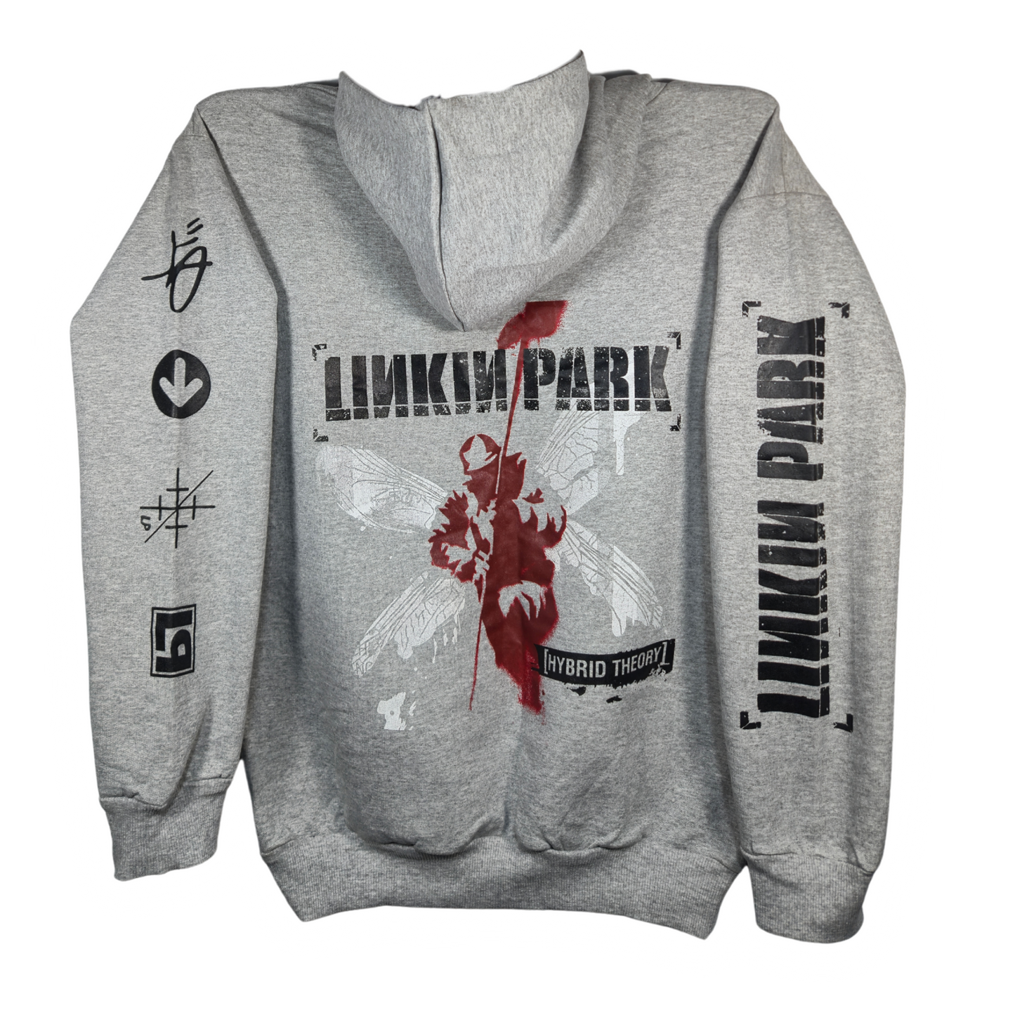 Linkin Park - Hybrid Theory Sudadera Cerrada Gris Jaspe