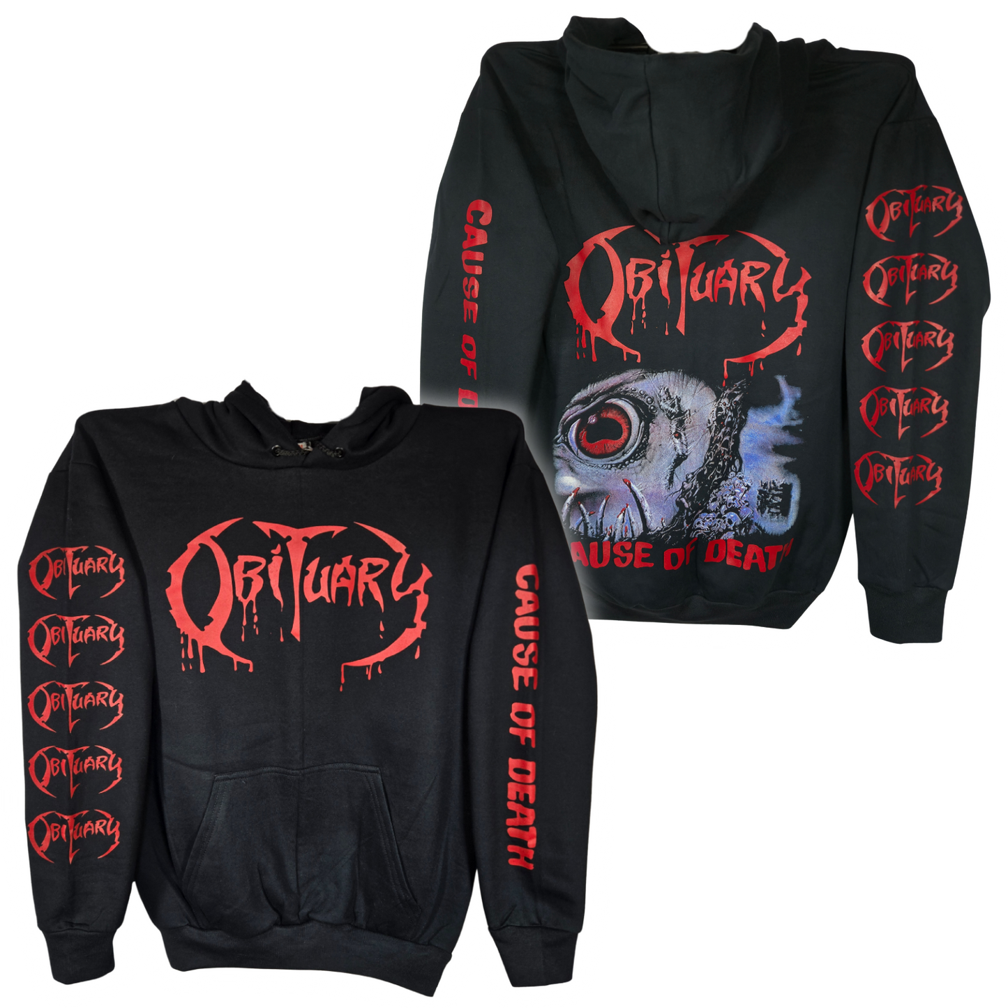 Obituary - Cause Of Death Sudadera Cerrada