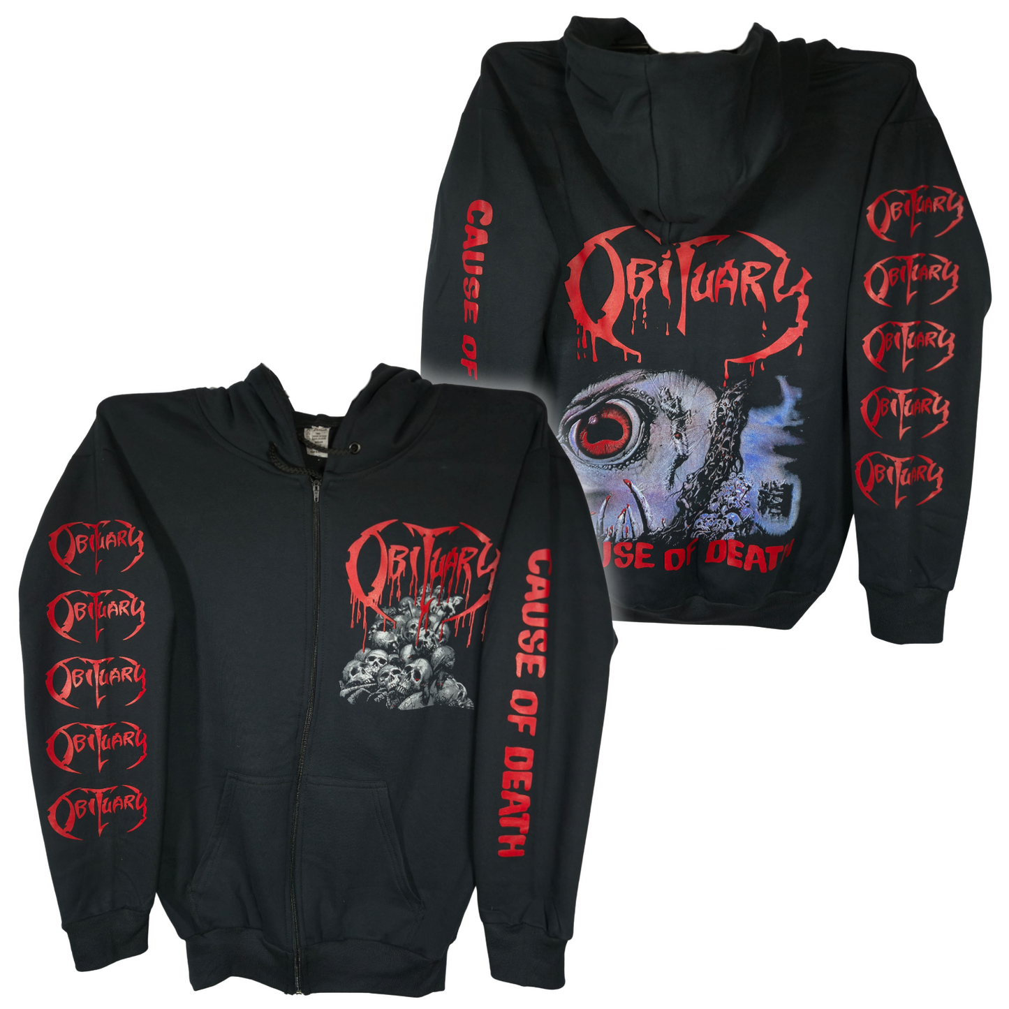 Obituary - Cause Of Death Sudadera Cierre