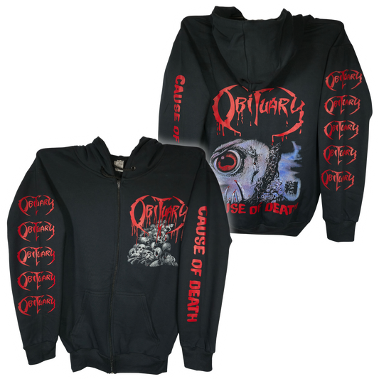 Obituary - Cause Of Death Sudadera Cierre
