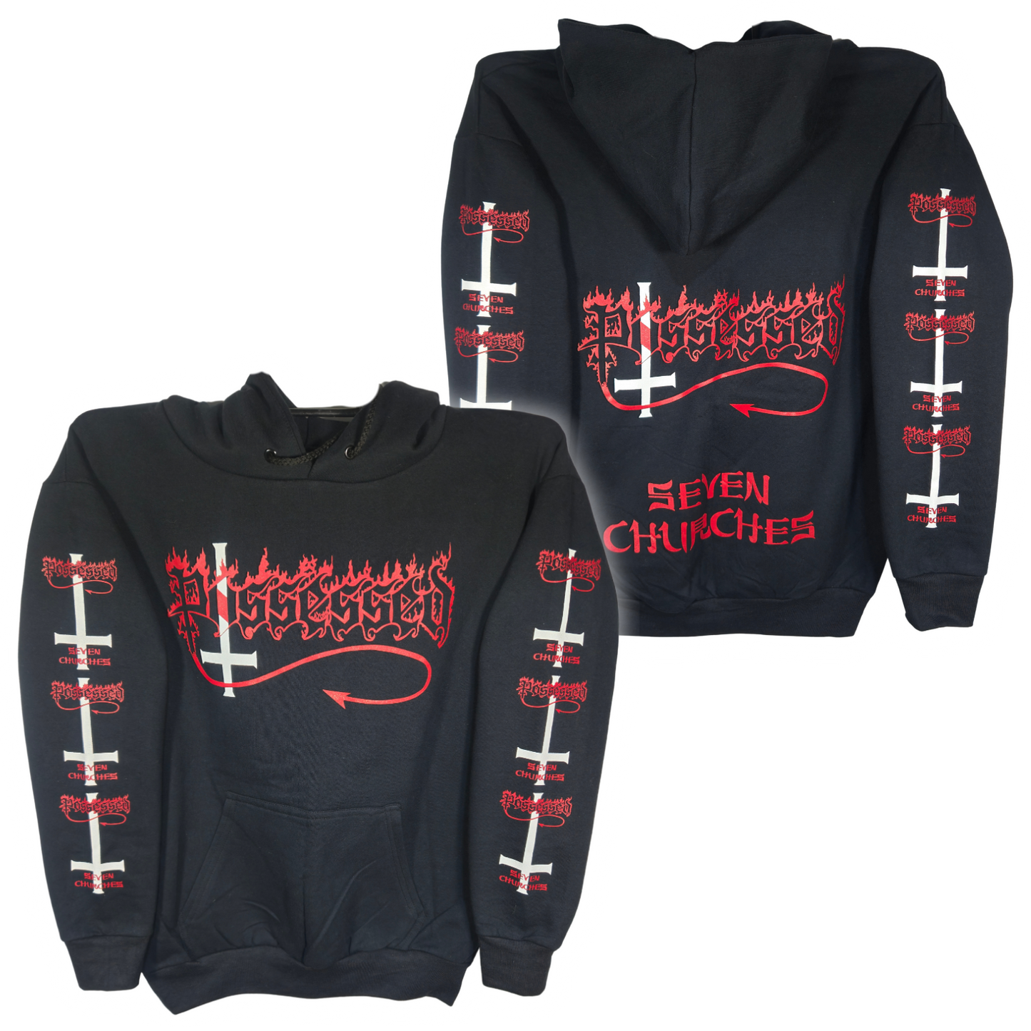 Possessed - Seven Churches Sudadera Cerrada
