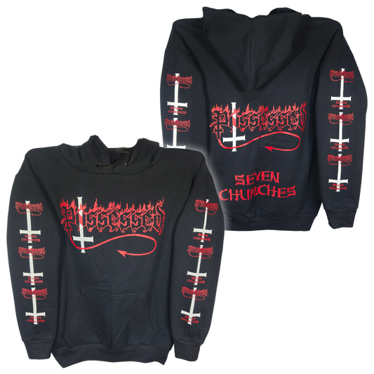 Possessed - Seven Churches Sudadera Cerrada