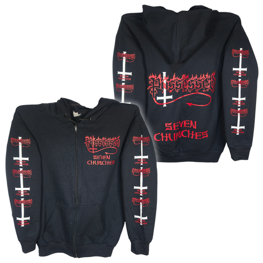 Possessed - Seven Churches Sudadera Cierre