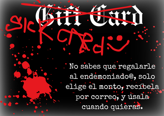 Tarjeta de Regalo Sick Religion