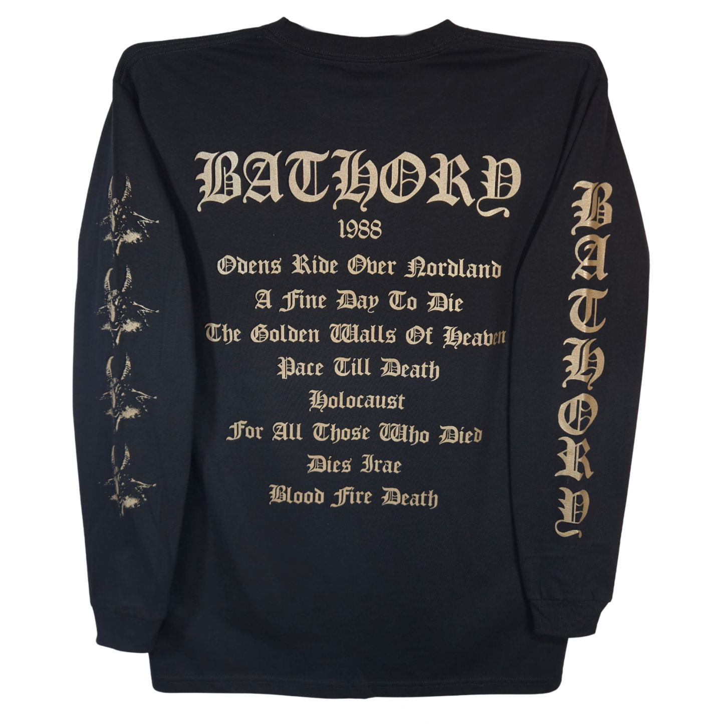 Bathory - Blood, Fire, Death Playera Manga Larga