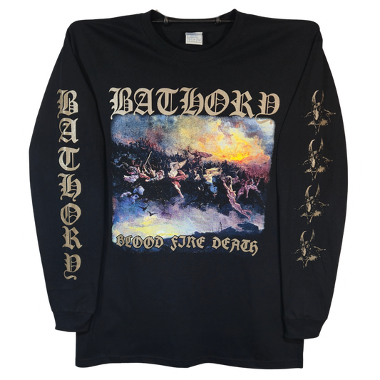 Bathory - Blood, Fire, Death Playera Manga Larga