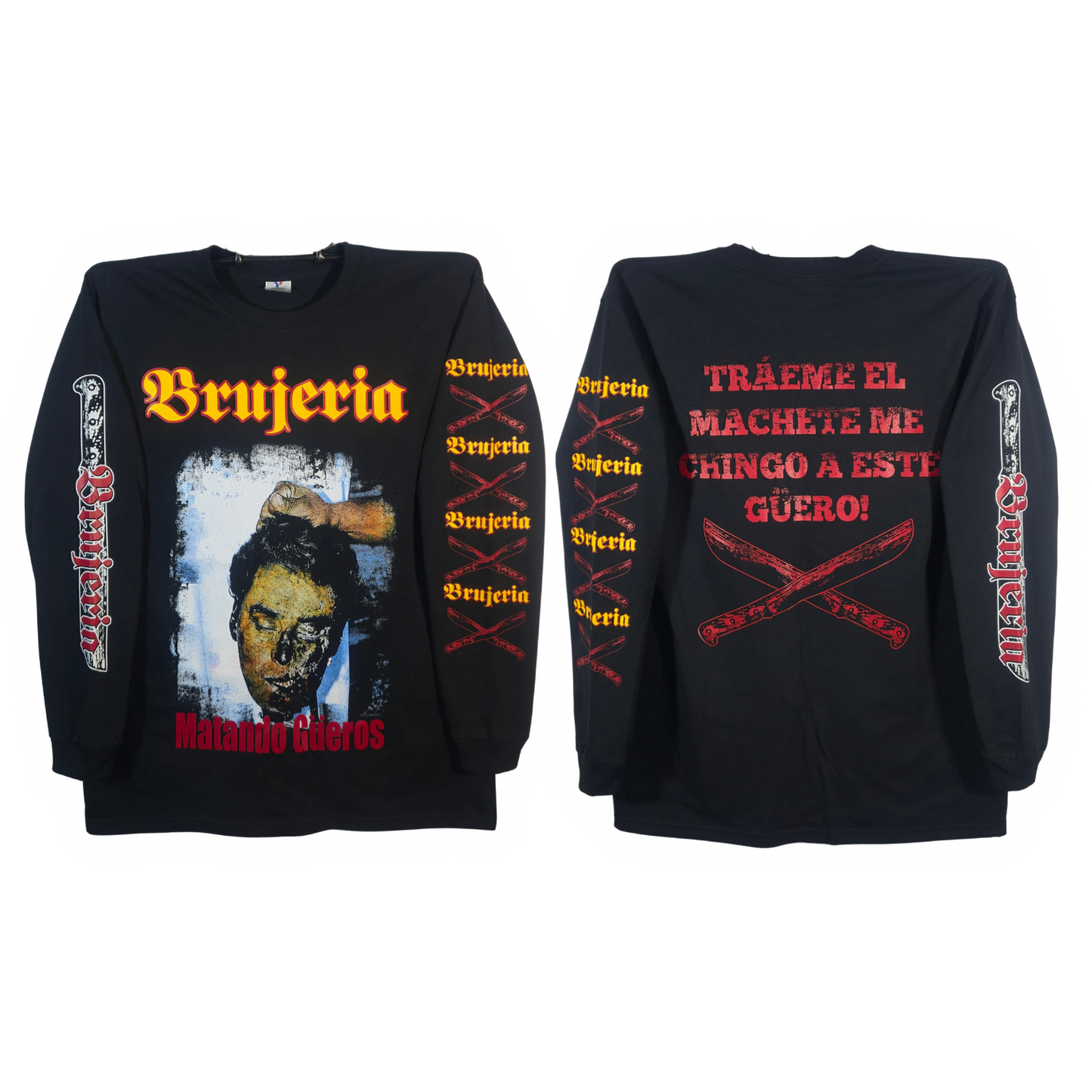 Brujeria - Matando Güeros Playera Manga Larga