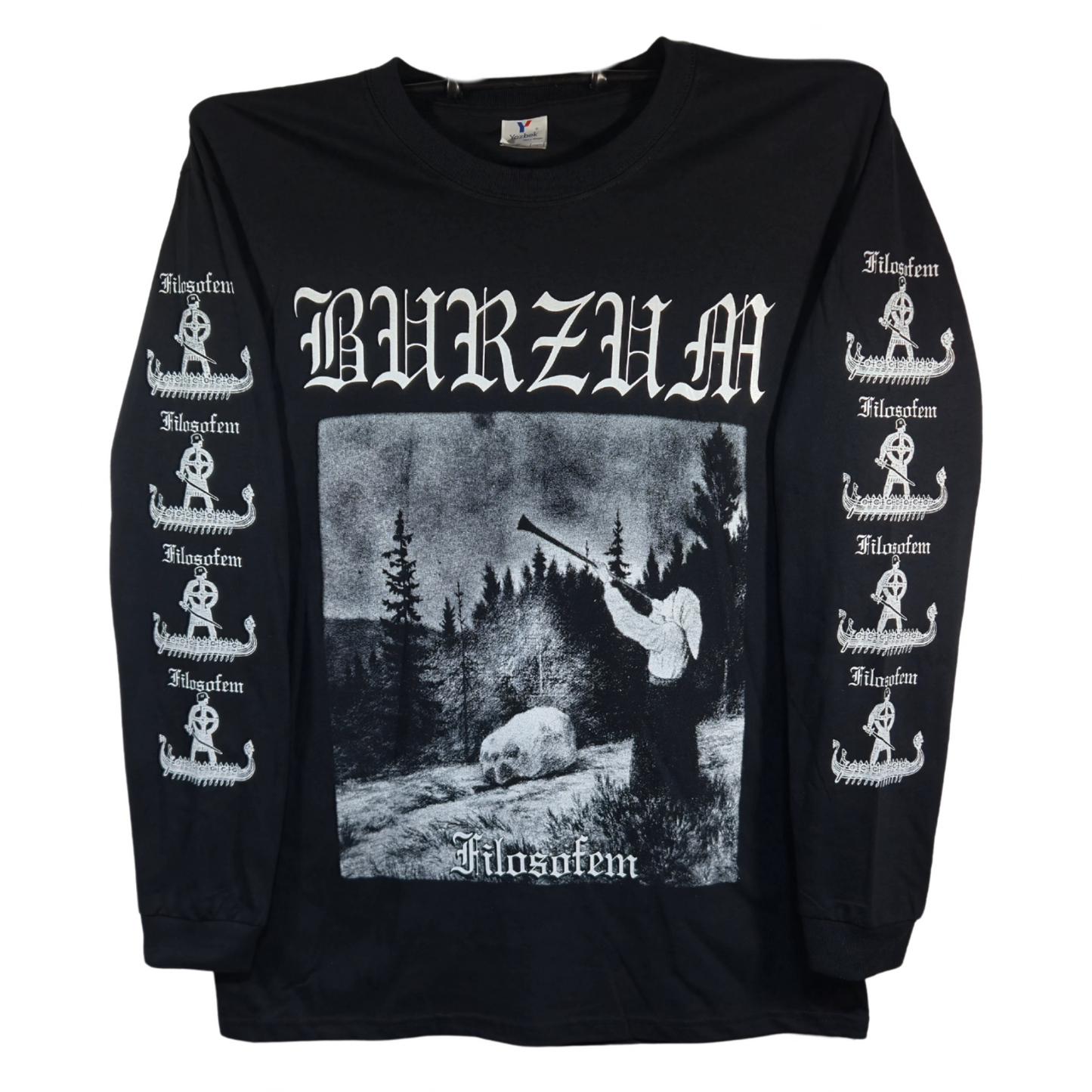 Burzum - Filosofem Playera Manga Larga Negra