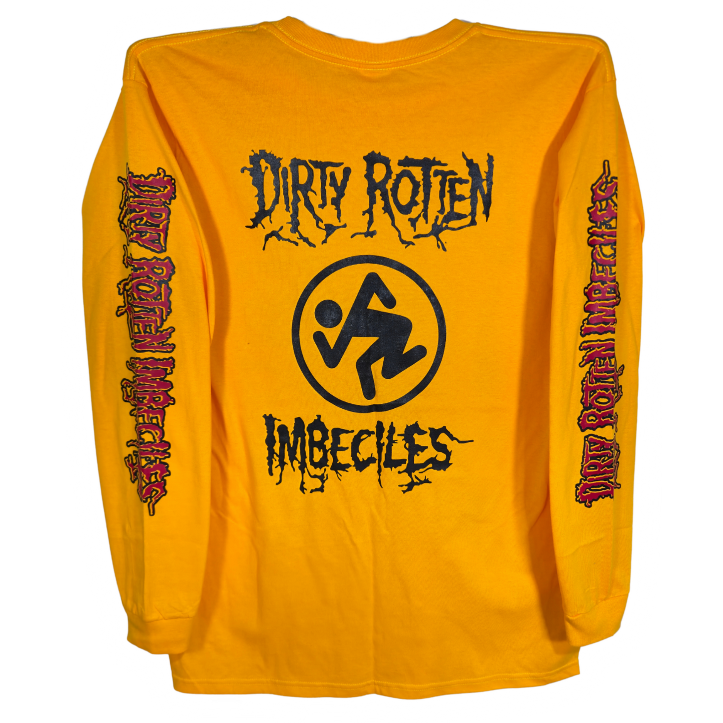 D.R.I. - Thrash Zone Playera Manga Larga Amarilla