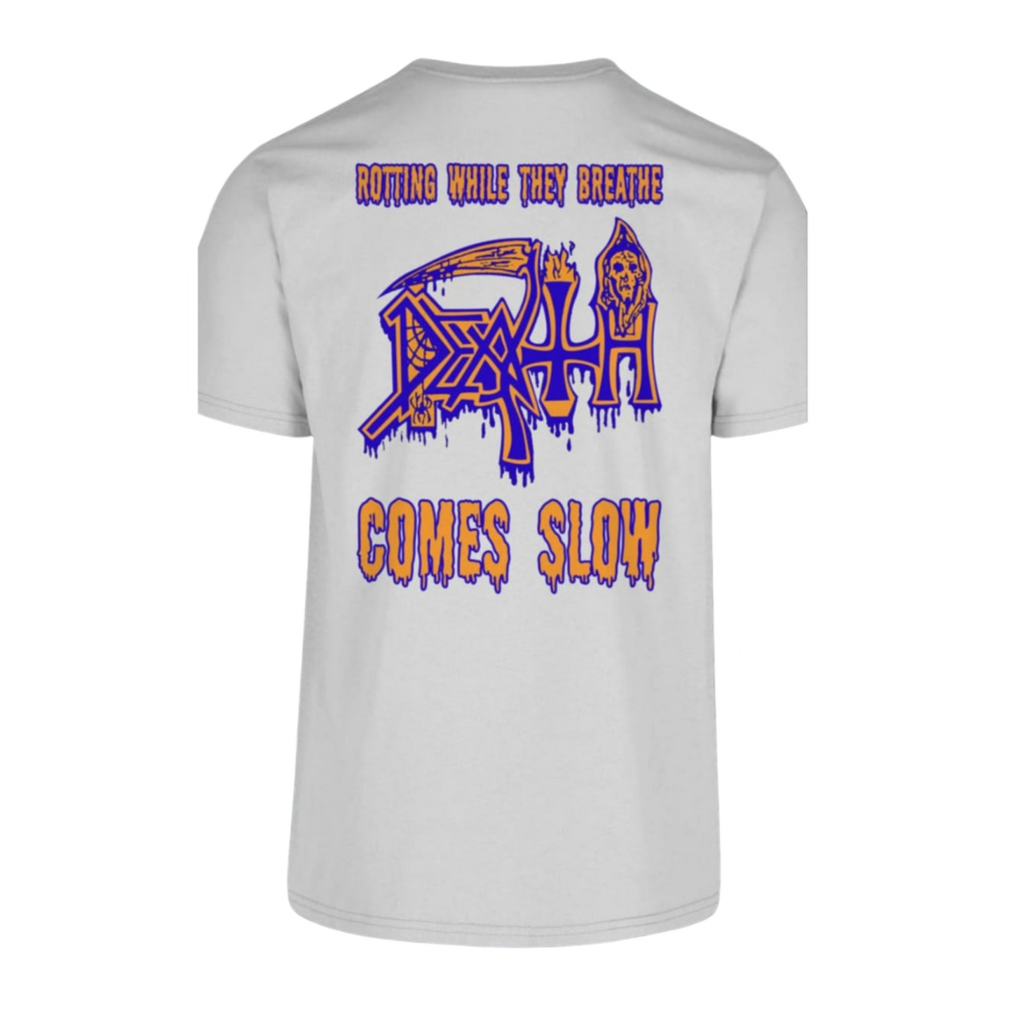Death - Leprosy Playera Manga Corta Blanca