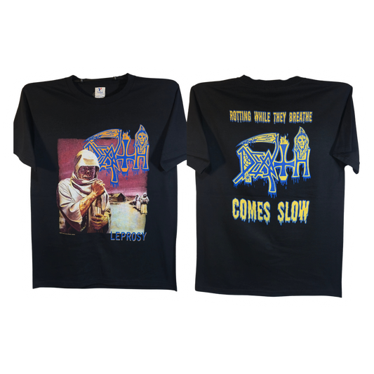 Death - Leprosy Playera Manga Corta Negra
