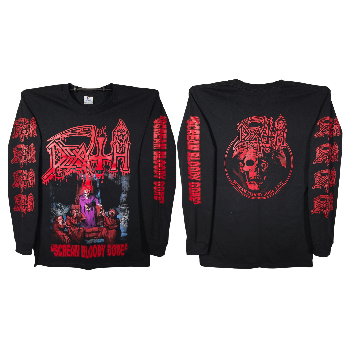 Death - Scream Bloody Gore Playera Manga Larga