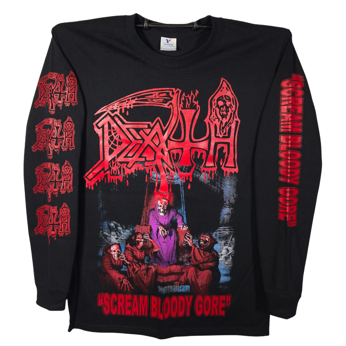 Death - Scream Bloody Gore Playera Manga Larga