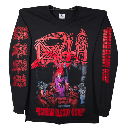 Death - Scream Bloody Gore Playera Manga Larga