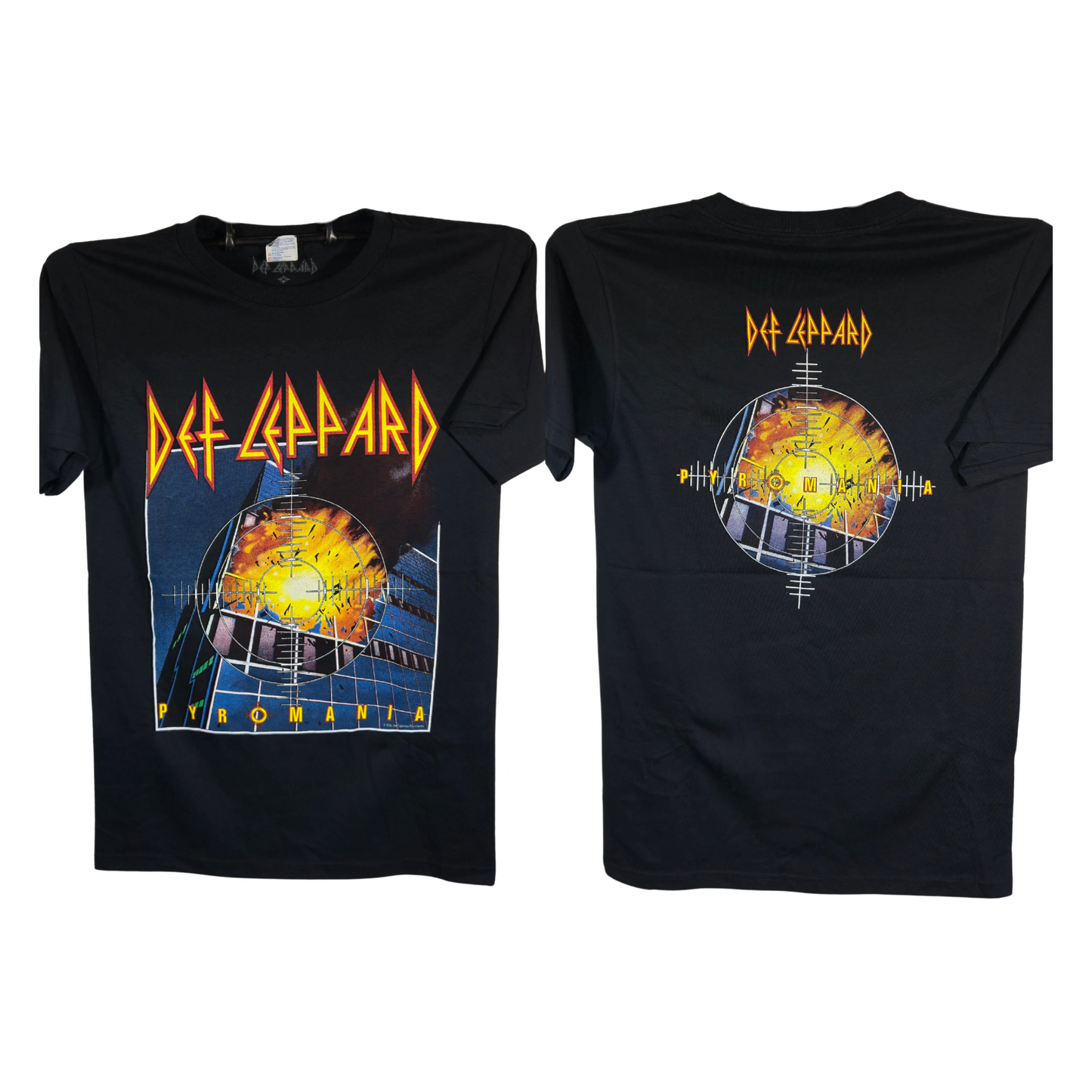 Def Leppard - Pyromania Playera Manga Corta