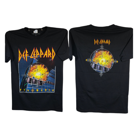 Def Leppard - Pyromania Playera Manga Corta