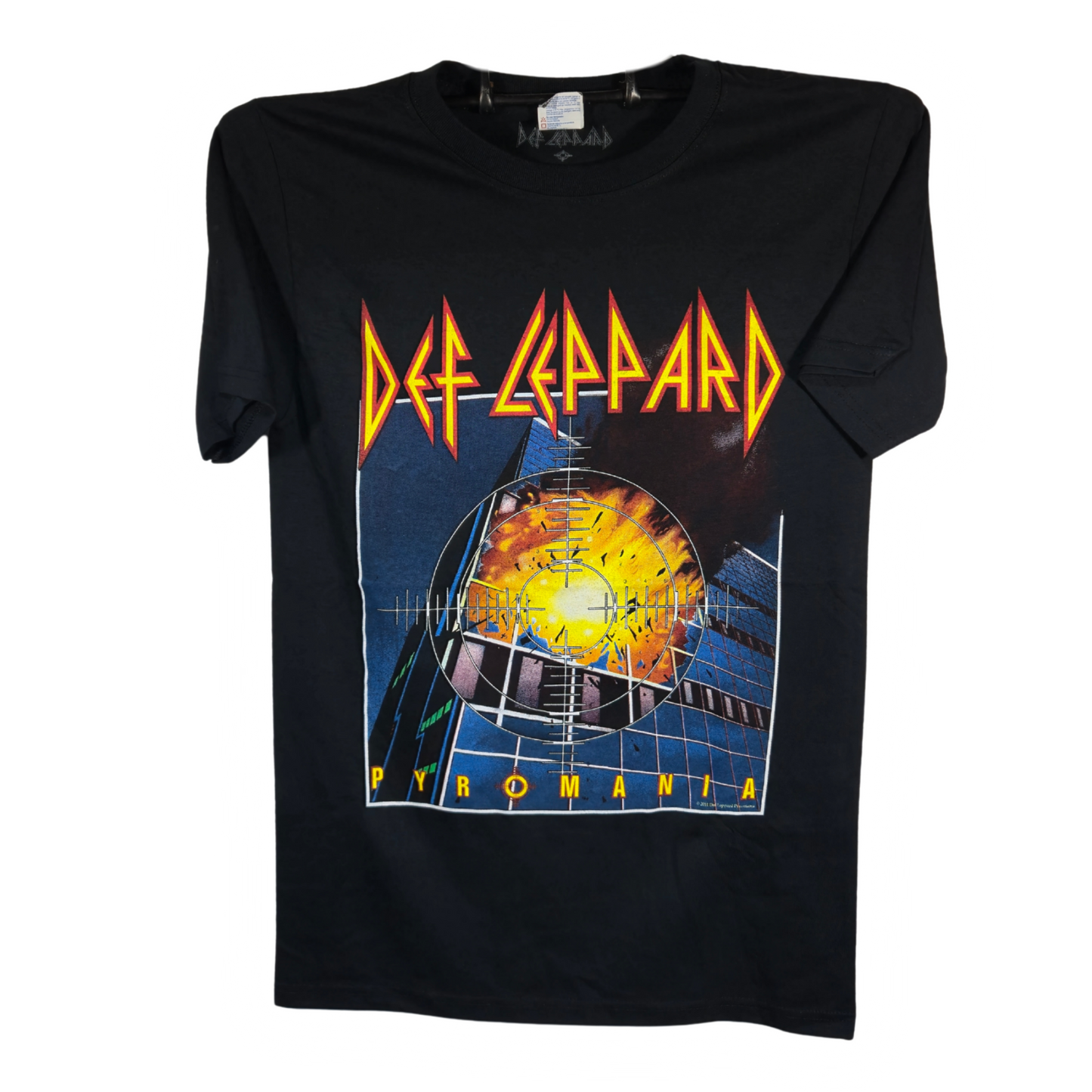 Def Leppard - Pyromania Playera Manga Corta