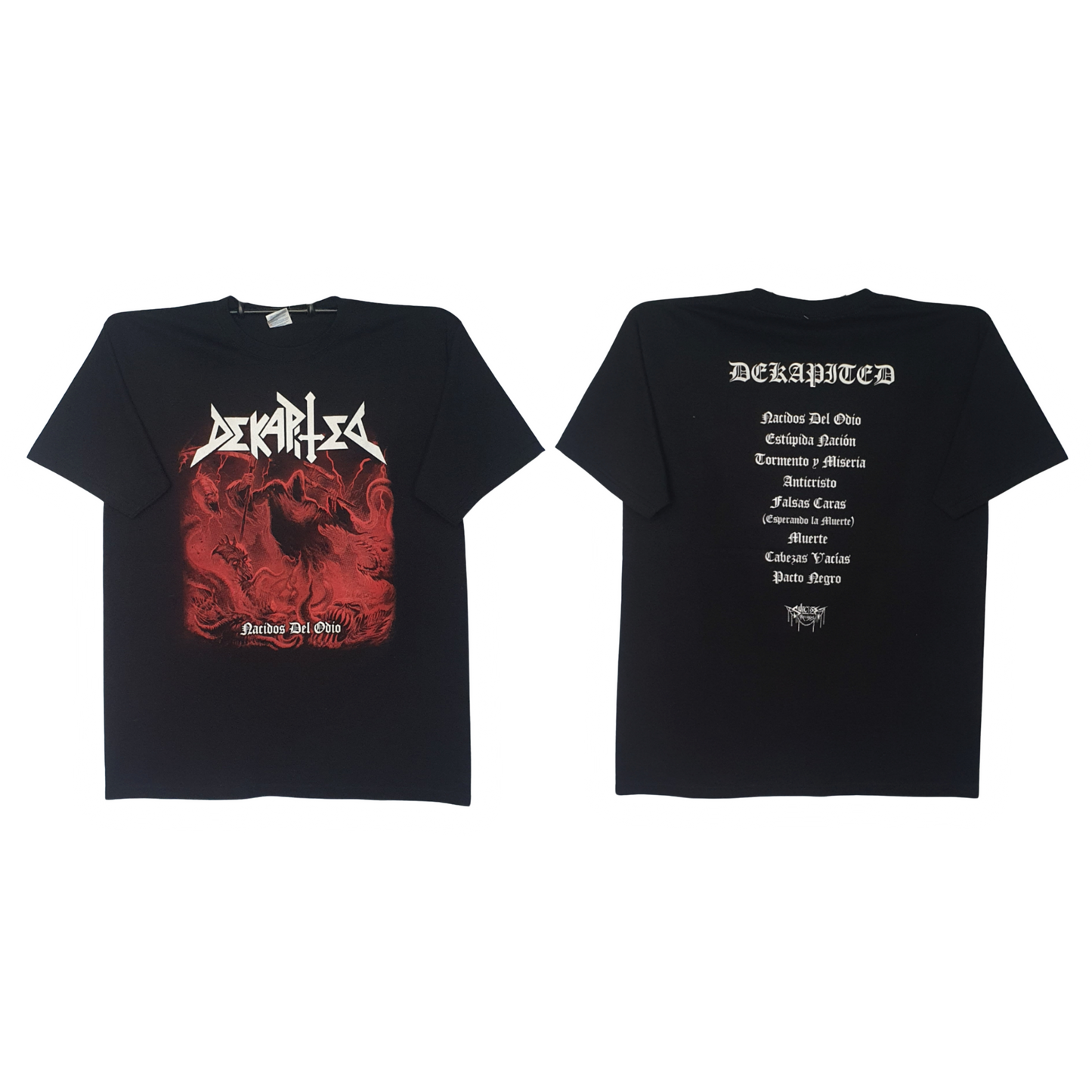 Dekapited - Nacidos Del Odio Playera Oficial Manga Corta