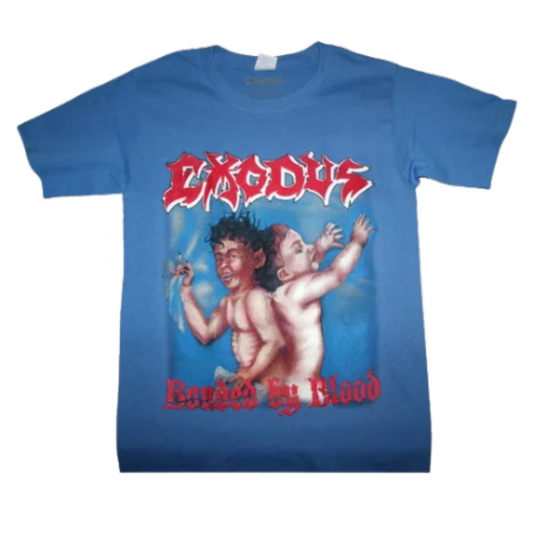 Exodus - Bonded By Blood  Playera Manga Corta Azul