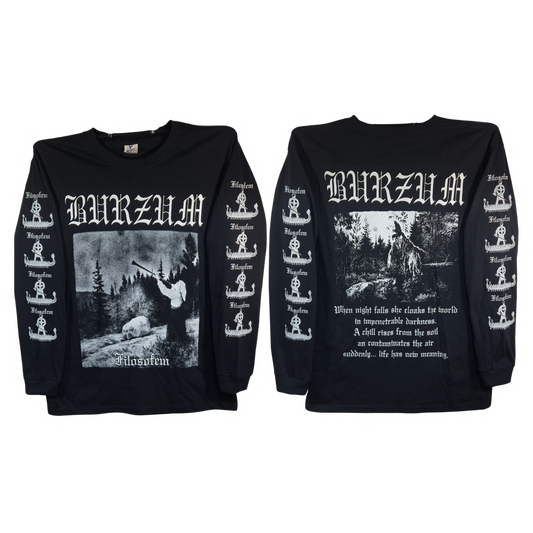 Burzum - Filosofem Playera Manga Larga Negra