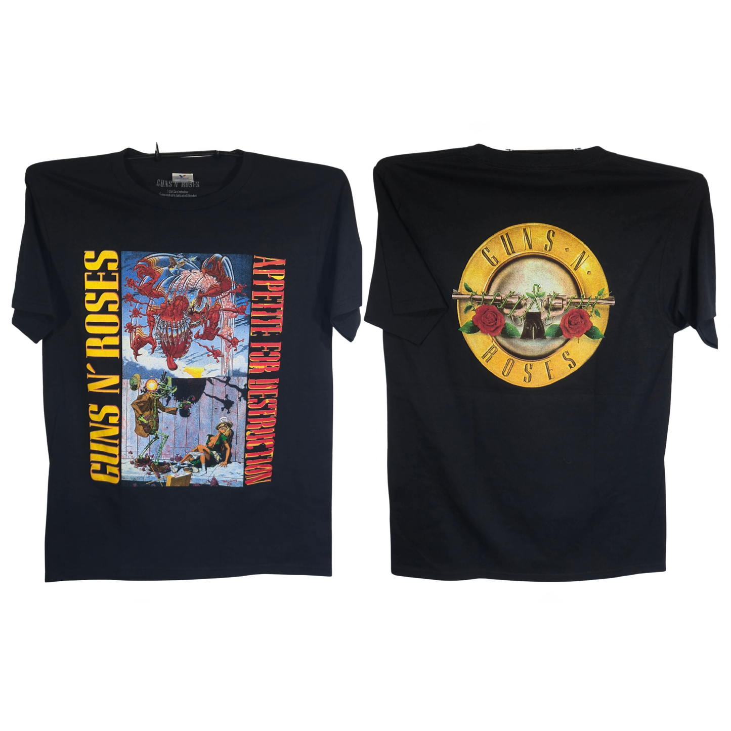 Guns & Roses - Appetite For Destruction Playera Manga Corta