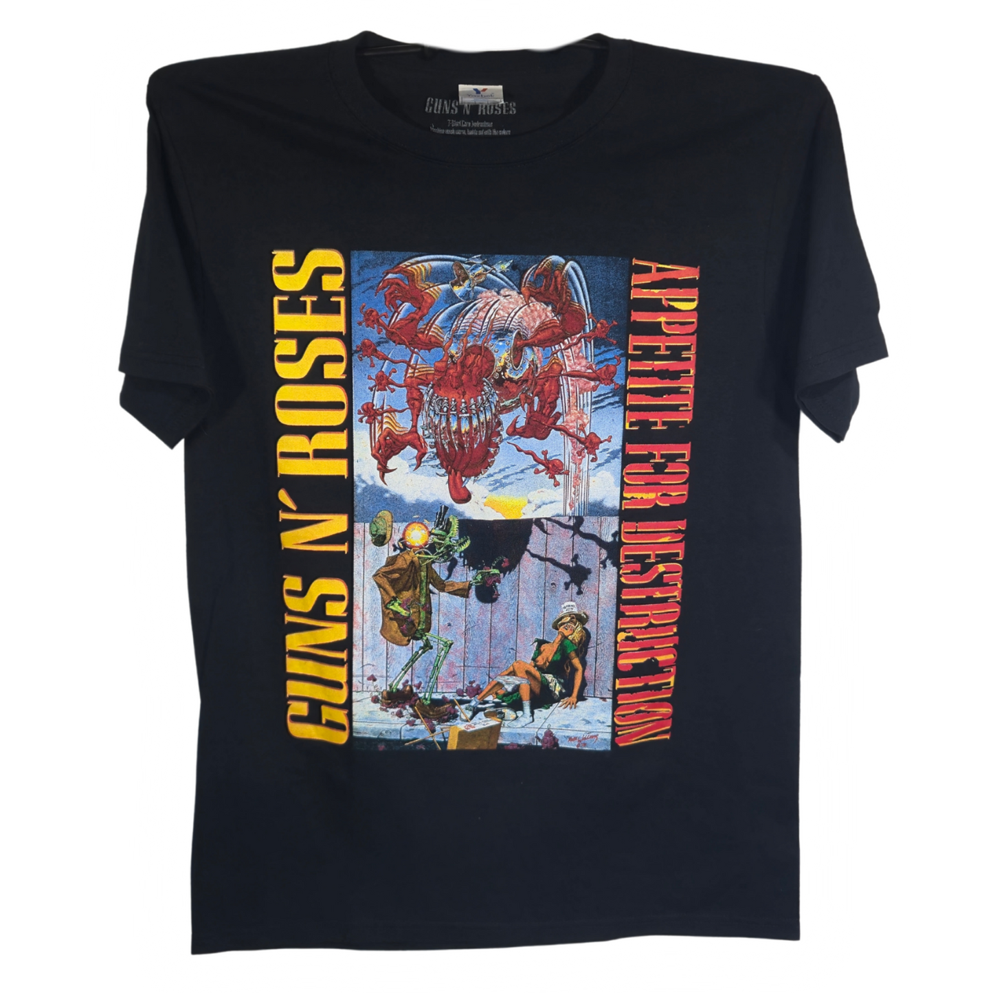 Guns & Roses - Appetite For Destruction Playera Manga Corta