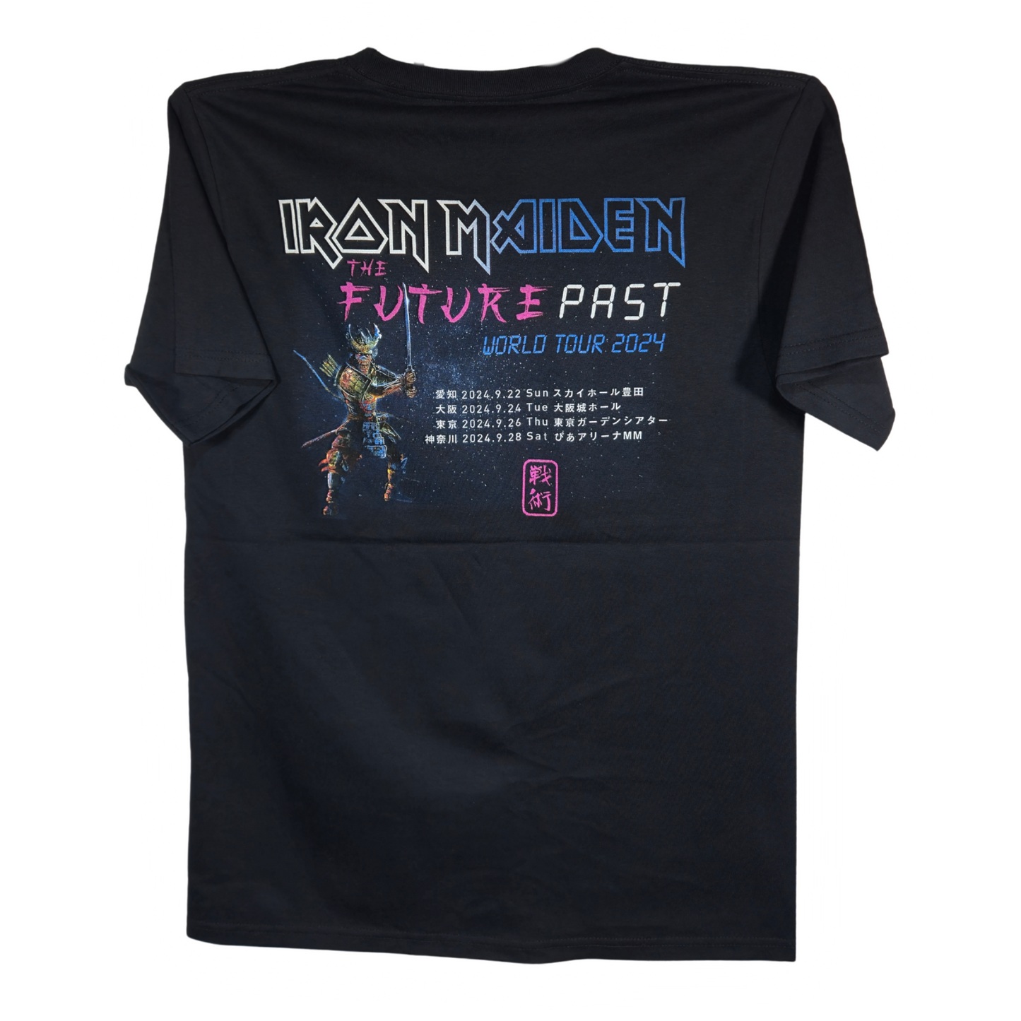 Iron Maiden - The Future Past World Tour Playera Manga Corta