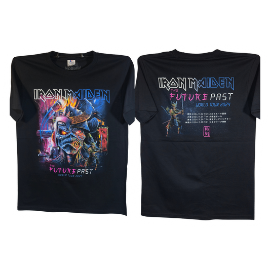 Iron Maiden - The Future Past World Tour Playera Manga Corta