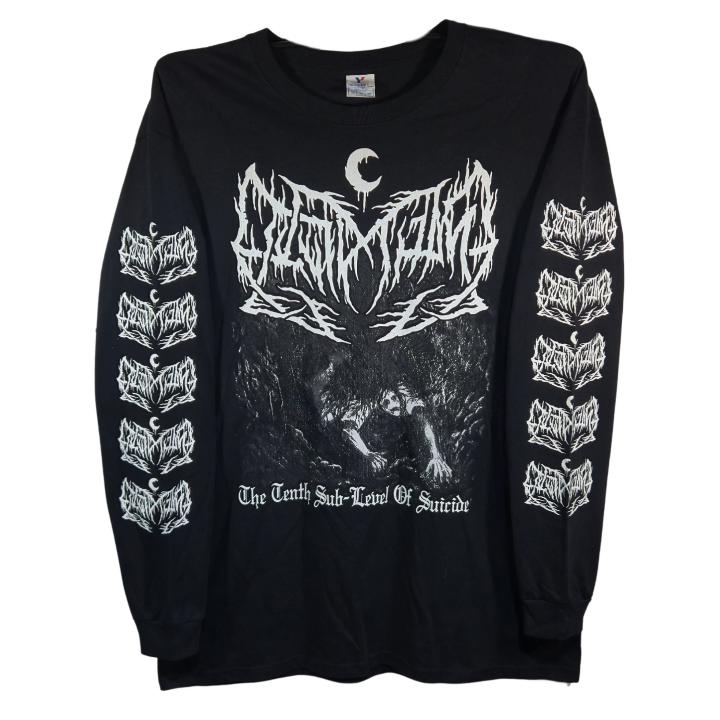 Leviathan - The Thenth Sub Level Of Suicide Playera Manga Larga
