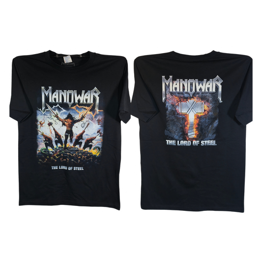 Manowar - The Lord Of Steel Playera Manga Corta