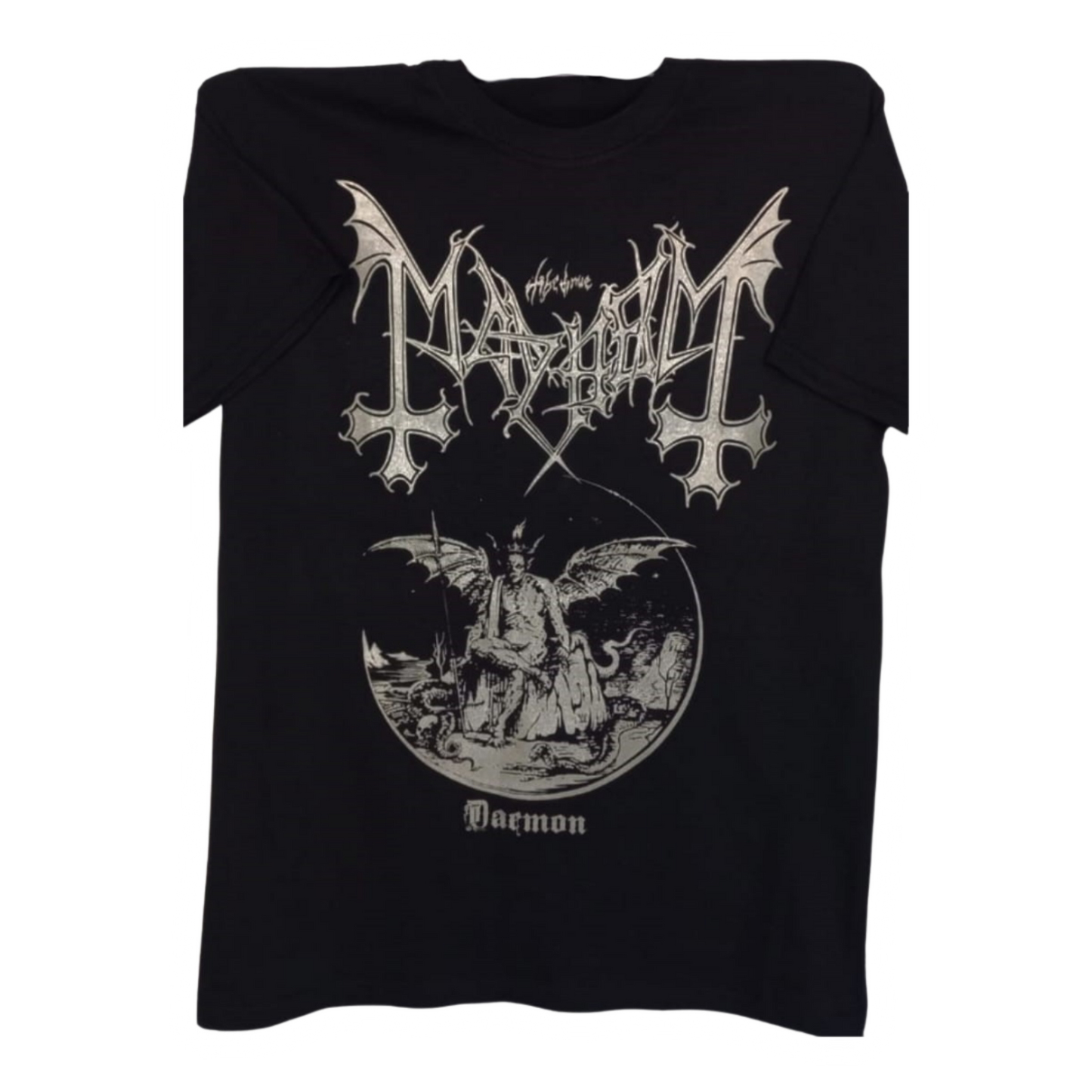Mayhem - Daemon Playera Manga Corta