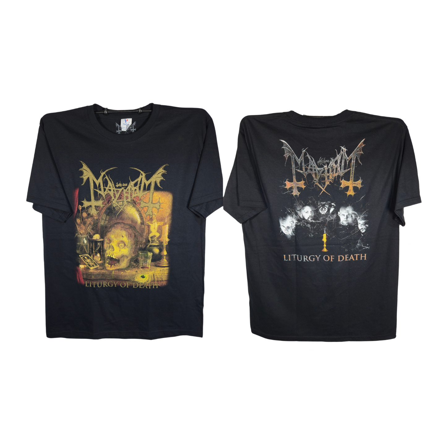 Mayhem - Liturgy Of Death Playera Manga Crta