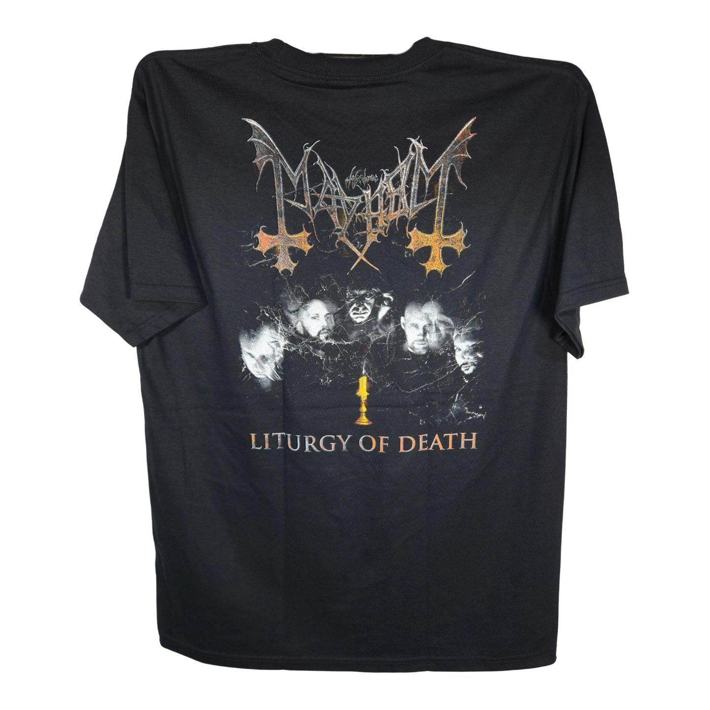 Mayhem - Liturgy Of Death Playera Manga Crta