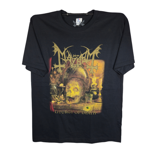 Mayhem - Liturgy Of Death Playera Manga Crta