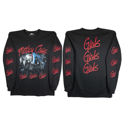 Motley Crue - Girls, Girls, Girls, Playera Manga Larga