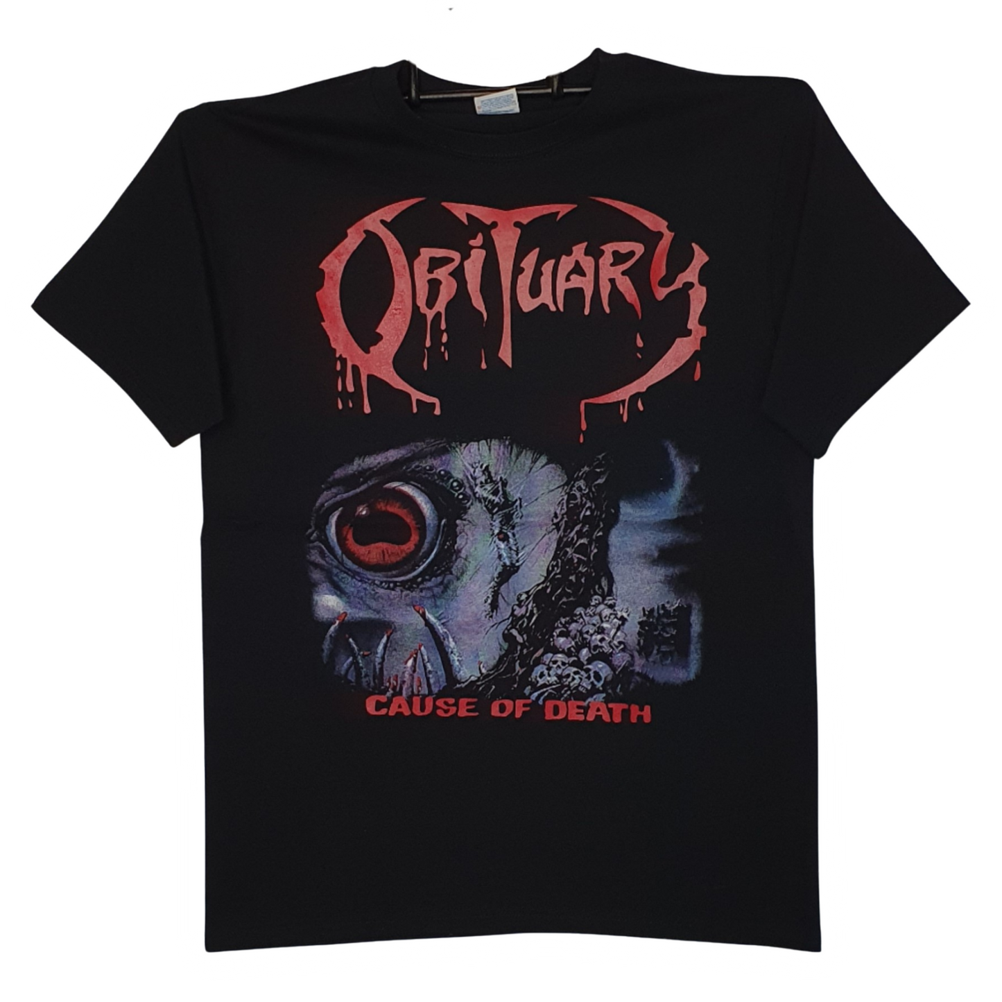 Obituary - Cause Of Death Playera Manga Corta