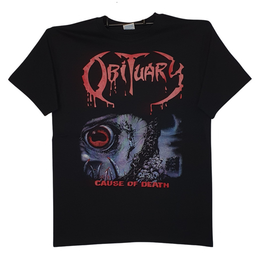Obituary - Cause Of Death Playera Manga Corta
