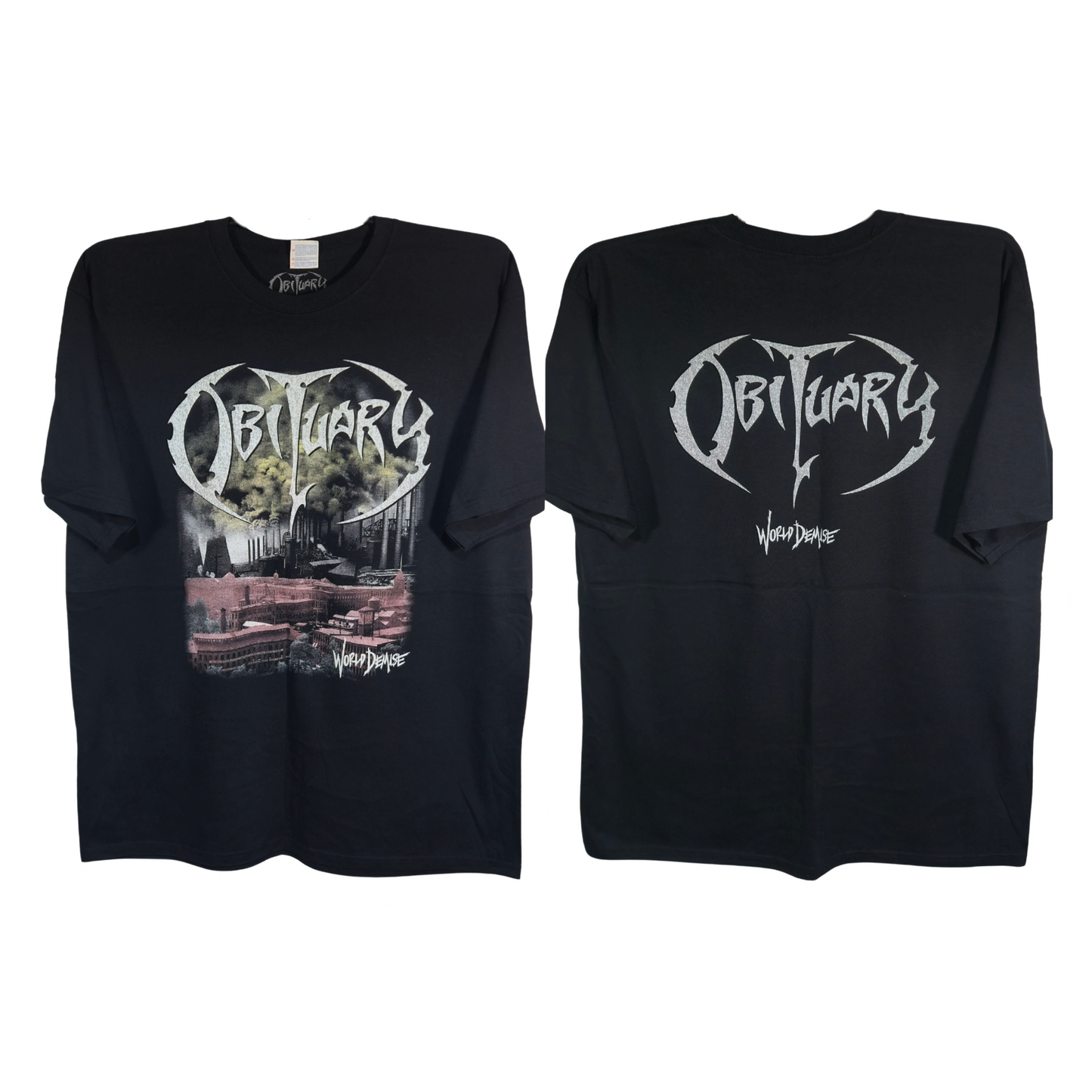 Obituary - World Demise Playera Manga Corta