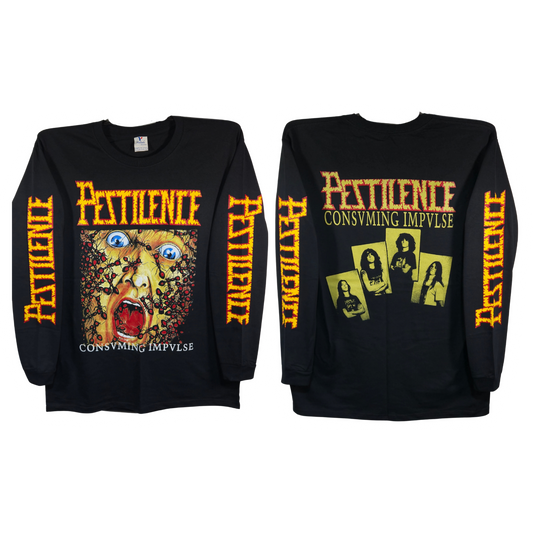 Pestilence - Consvming Impvlse Playera Manga Larga